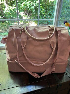 BEIS Pink Weekender Bag / Travel Bag / Good Condition